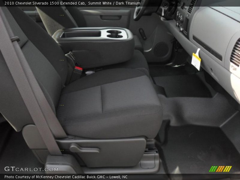 Summit White / Dark Titanium 2010 Chevrolet Silverado 1500 Extended Cab