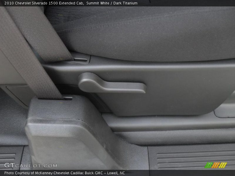 Summit White / Dark Titanium 2010 Chevrolet Silverado 1500 Extended Cab