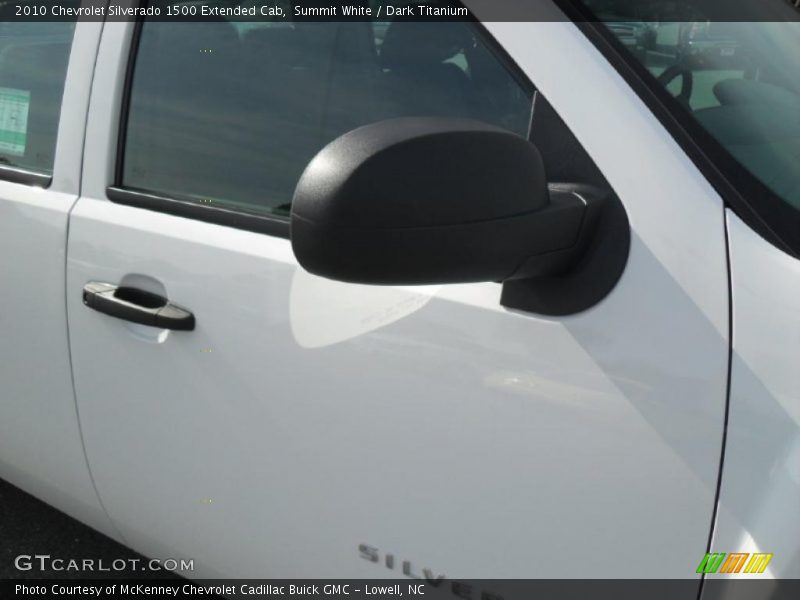 Summit White / Dark Titanium 2010 Chevrolet Silverado 1500 Extended Cab