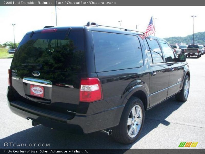 Black / Charcoal Black/Chaparral Leather 2008 Ford Expedition EL Limited