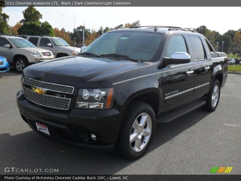 Black / Dark Cashmere/Light Cashmere 2011 Chevrolet Avalanche LTZ