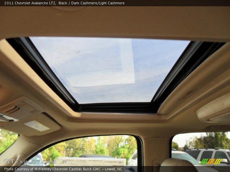 Sunroof of 2011 Avalanche LTZ