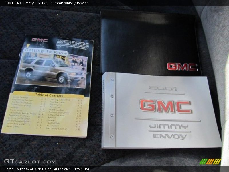 Summit White / Pewter 2001 GMC Jimmy SLS 4x4
