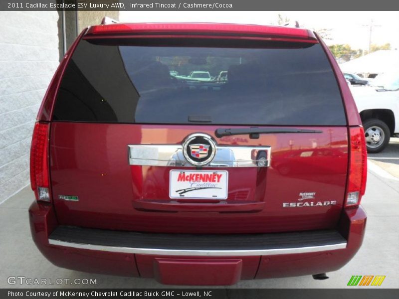 Infrared Tincoat / Cashmere/Cocoa 2011 Cadillac Escalade ESV Luxury AWD