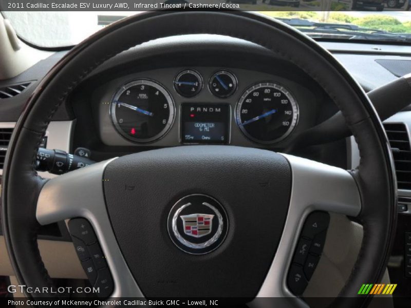 Infrared Tincoat / Cashmere/Cocoa 2011 Cadillac Escalade ESV Luxury AWD