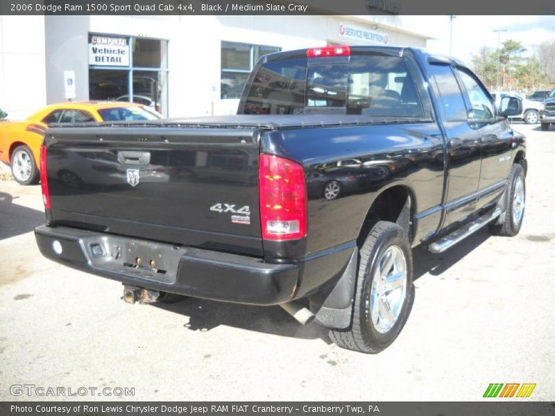 Black / Medium Slate Gray 2006 Dodge Ram 1500 Sport Quad Cab 4x4