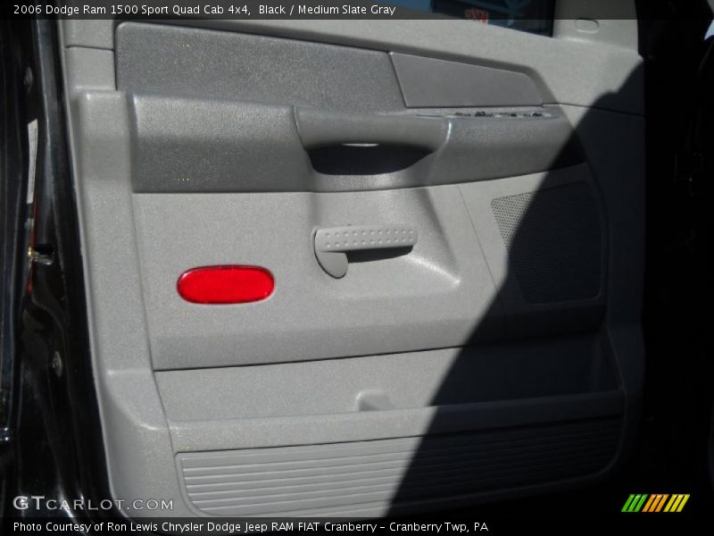 Black / Medium Slate Gray 2006 Dodge Ram 1500 Sport Quad Cab 4x4