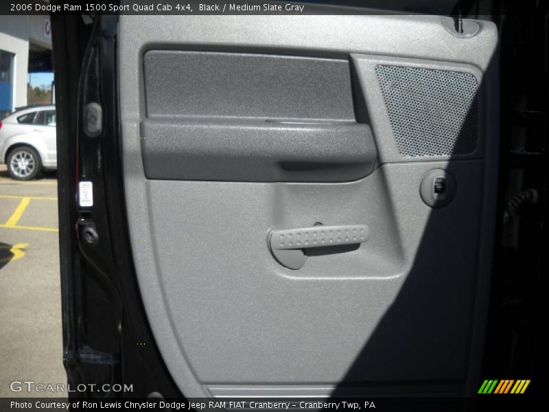 Black / Medium Slate Gray 2006 Dodge Ram 1500 Sport Quad Cab 4x4
