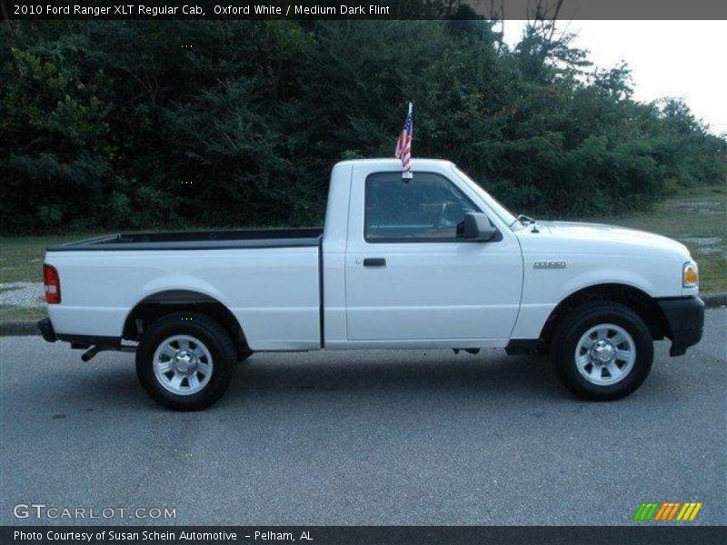 Oxford White / Medium Dark Flint 2010 Ford Ranger XLT Regular Cab