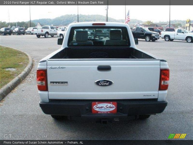 Oxford White / Medium Dark Flint 2010 Ford Ranger XLT Regular Cab