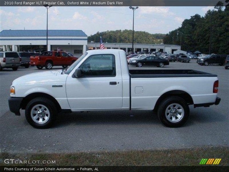 Oxford White / Medium Dark Flint 2010 Ford Ranger XLT Regular Cab