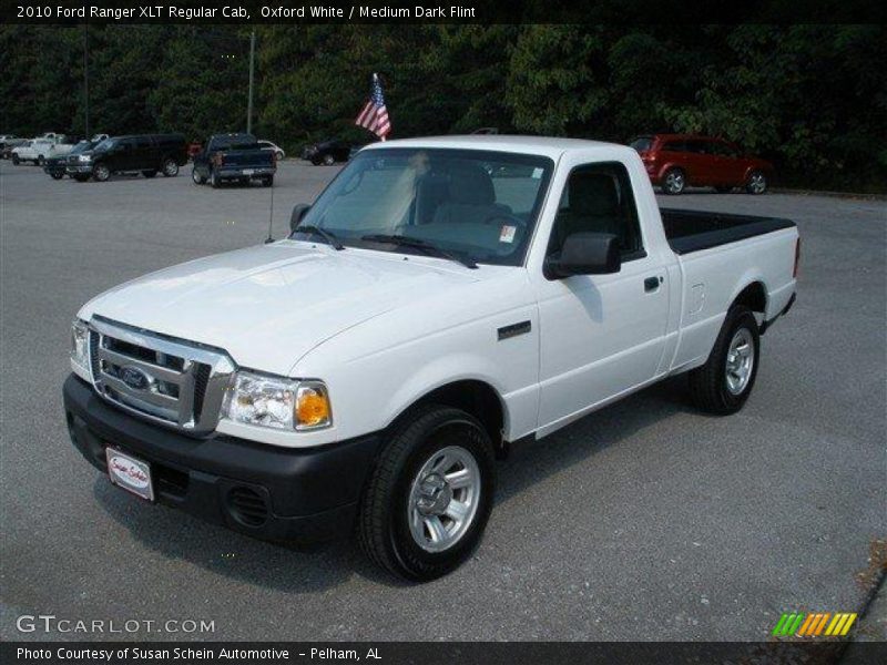 Oxford White / Medium Dark Flint 2010 Ford Ranger XLT Regular Cab