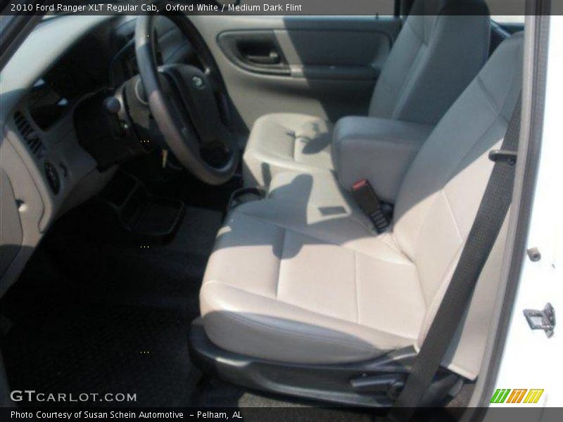 Oxford White / Medium Dark Flint 2010 Ford Ranger XLT Regular Cab