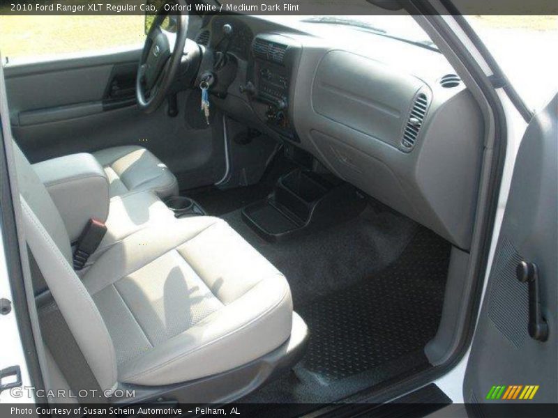 Oxford White / Medium Dark Flint 2010 Ford Ranger XLT Regular Cab
