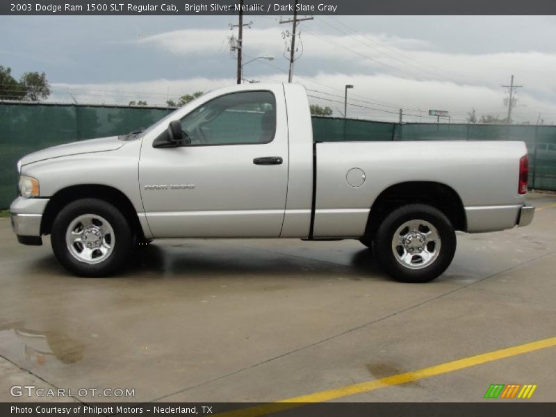 Bright Silver Metallic / Dark Slate Gray 2003 Dodge Ram 1500 SLT Regular Cab