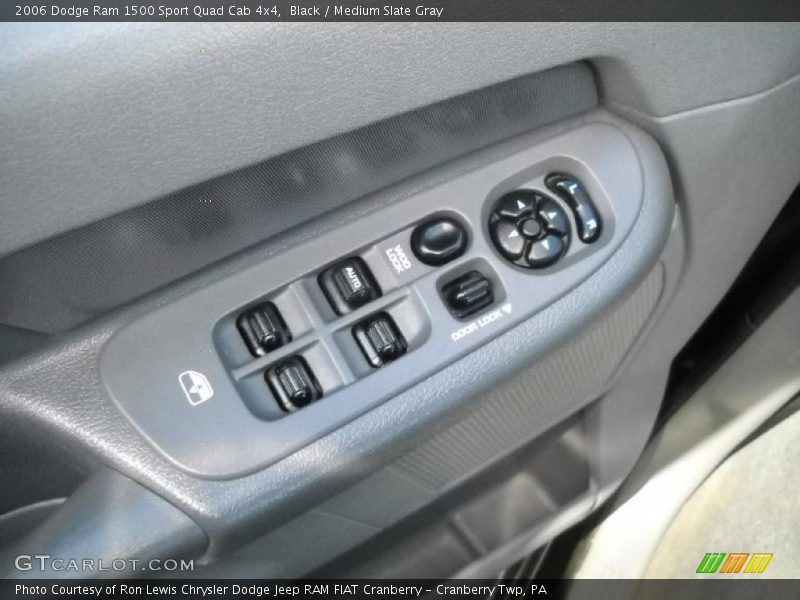 Black / Medium Slate Gray 2006 Dodge Ram 1500 Sport Quad Cab 4x4