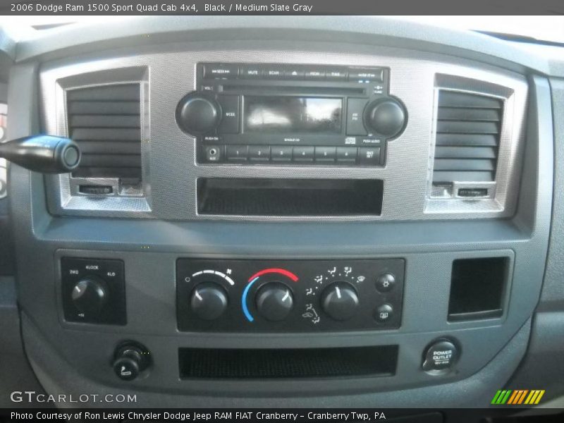 Controls of 2006 Ram 1500 Sport Quad Cab 4x4