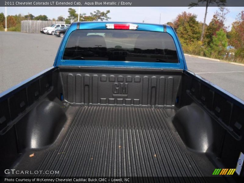 Aqua Blue Metallic / Ebony 2011 Chevrolet Colorado LT Extended Cab