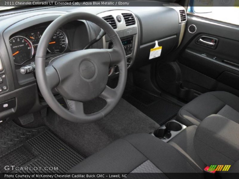 Ebony Interior - 2011 Colorado LT Extended Cab 