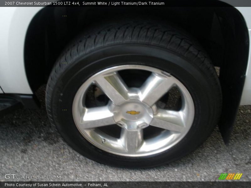 Summit White / Light Titanium/Dark Titanium 2007 Chevrolet Suburban 1500 LTZ 4x4