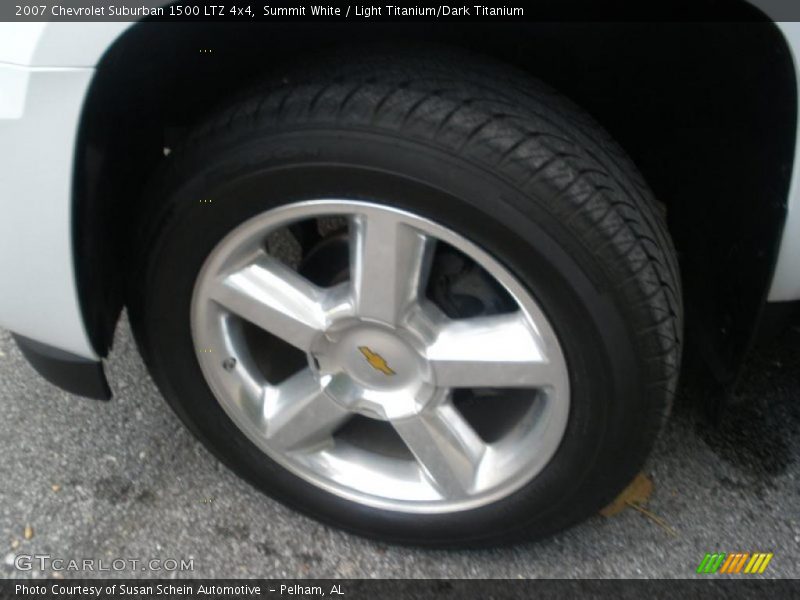 Summit White / Light Titanium/Dark Titanium 2007 Chevrolet Suburban 1500 LTZ 4x4