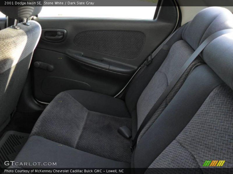 Stone White / Dark Slate Gray 2001 Dodge Neon SE