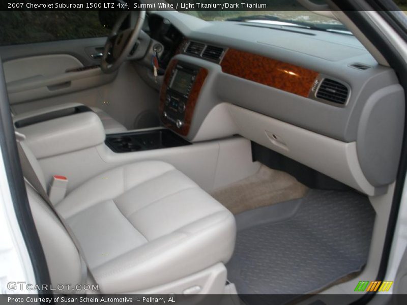 Summit White / Light Titanium/Dark Titanium 2007 Chevrolet Suburban 1500 LTZ 4x4