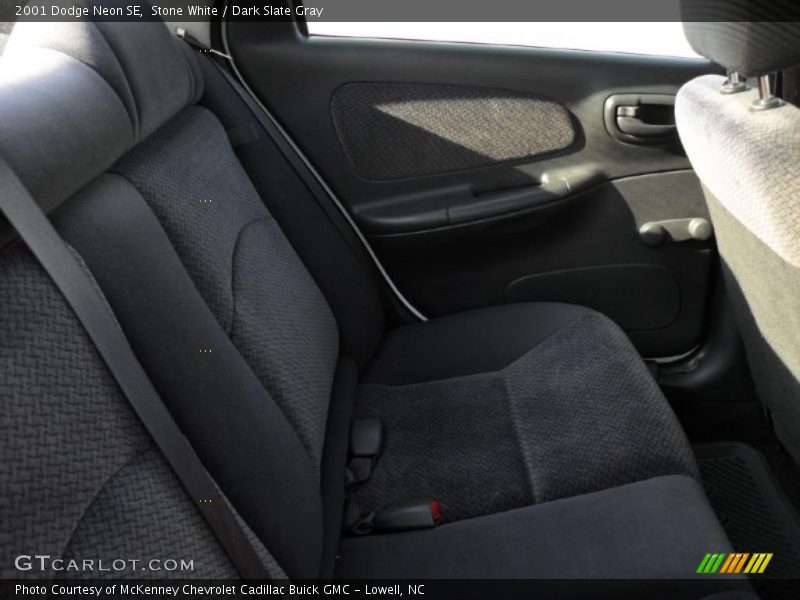 Stone White / Dark Slate Gray 2001 Dodge Neon SE