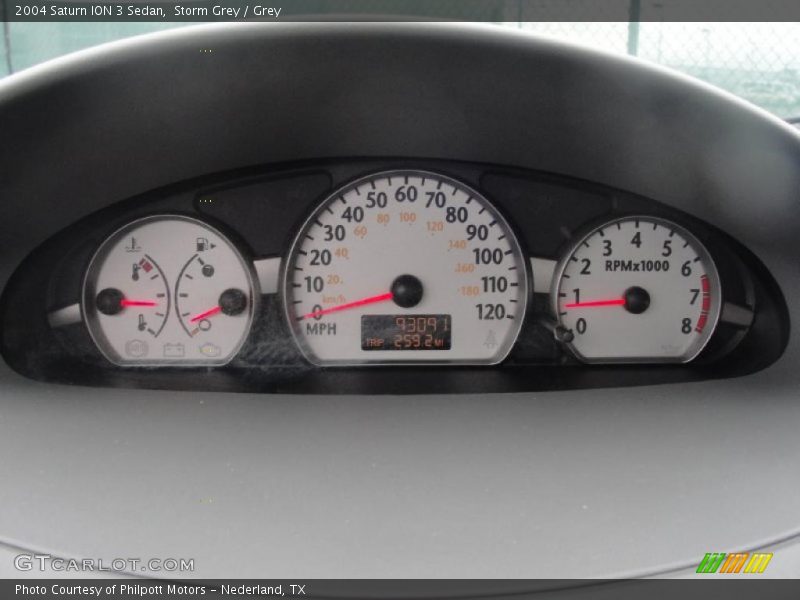  2004 ION 3 Sedan 3 Sedan Gauges