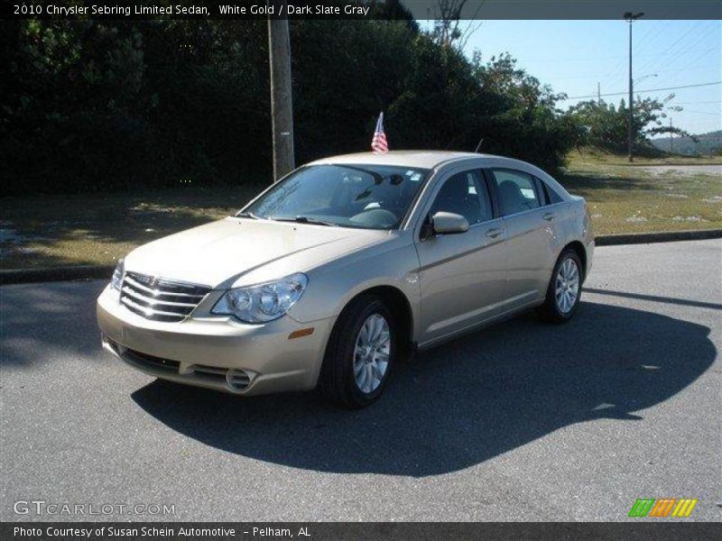 White Gold / Dark Slate Gray 2010 Chrysler Sebring Limited Sedan