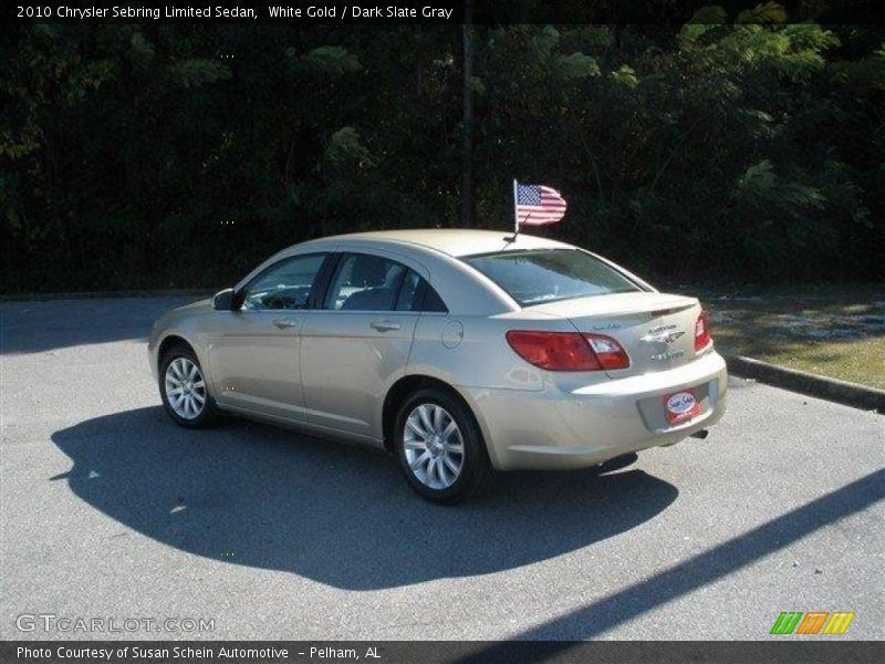 White Gold / Dark Slate Gray 2010 Chrysler Sebring Limited Sedan