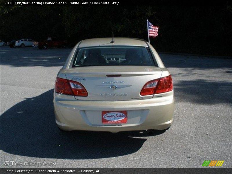 White Gold / Dark Slate Gray 2010 Chrysler Sebring Limited Sedan