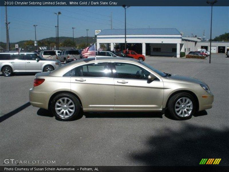 White Gold / Dark Slate Gray 2010 Chrysler Sebring Limited Sedan