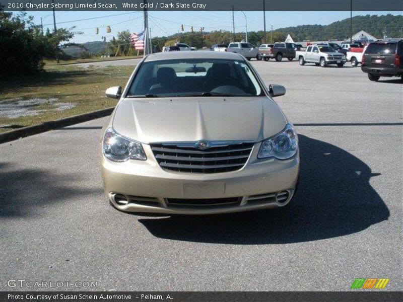 White Gold / Dark Slate Gray 2010 Chrysler Sebring Limited Sedan