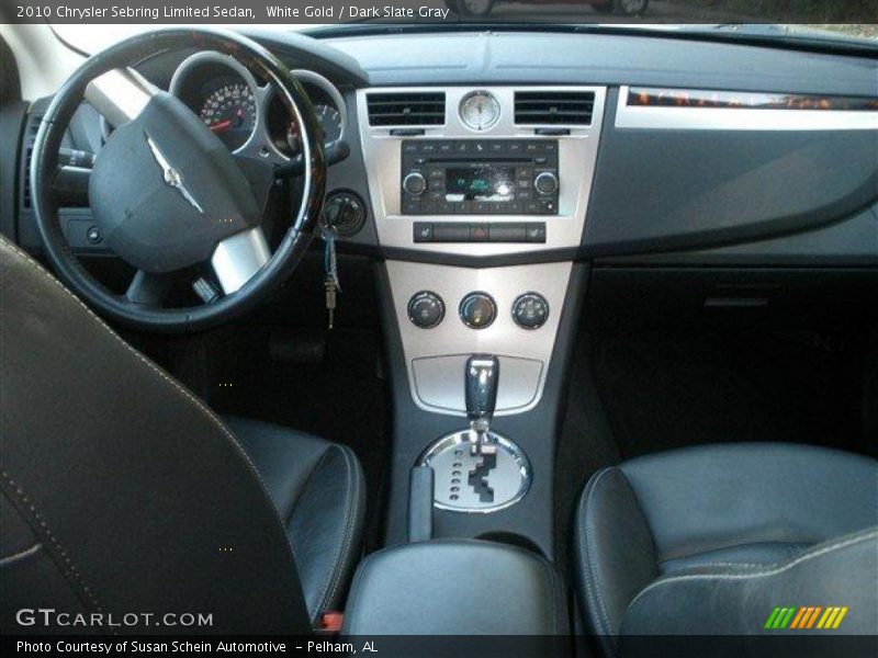 White Gold / Dark Slate Gray 2010 Chrysler Sebring Limited Sedan