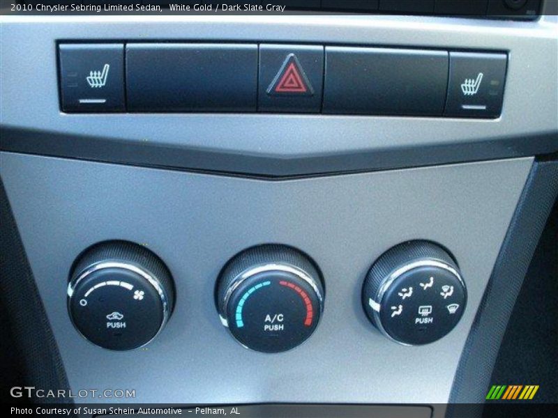 White Gold / Dark Slate Gray 2010 Chrysler Sebring Limited Sedan