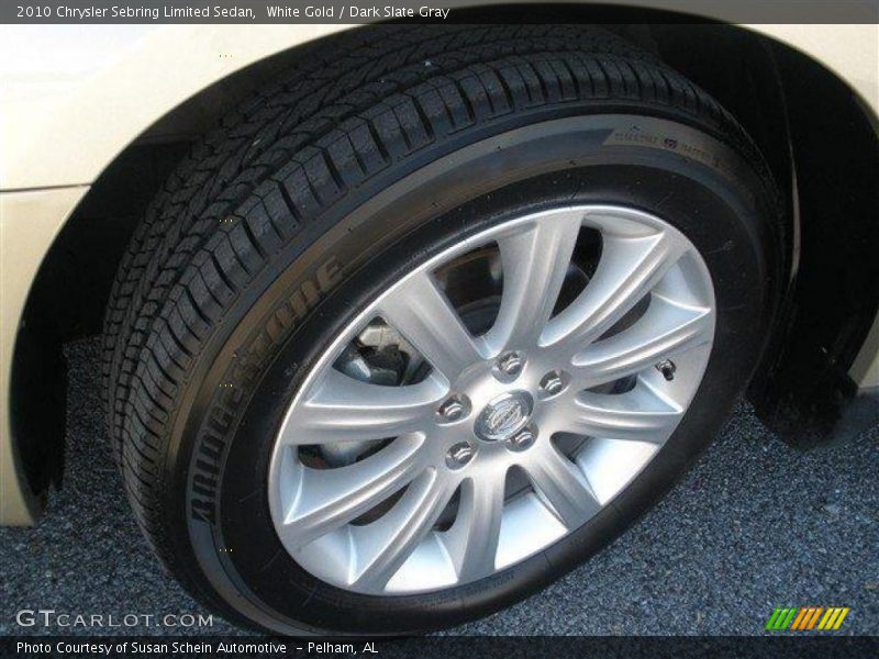 White Gold / Dark Slate Gray 2010 Chrysler Sebring Limited Sedan
