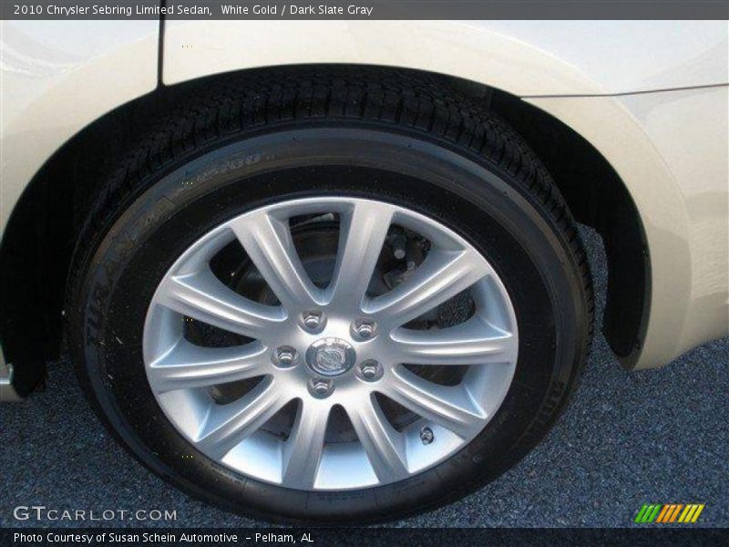 White Gold / Dark Slate Gray 2010 Chrysler Sebring Limited Sedan