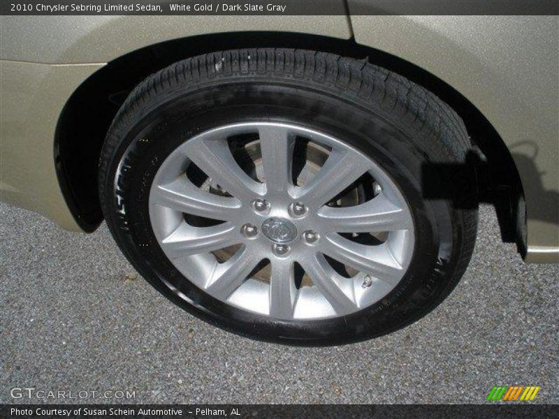 White Gold / Dark Slate Gray 2010 Chrysler Sebring Limited Sedan
