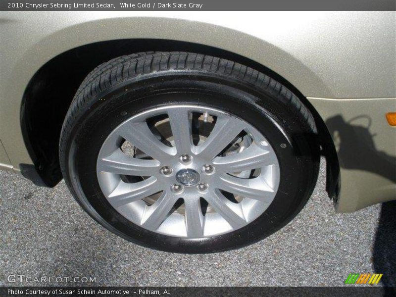 White Gold / Dark Slate Gray 2010 Chrysler Sebring Limited Sedan