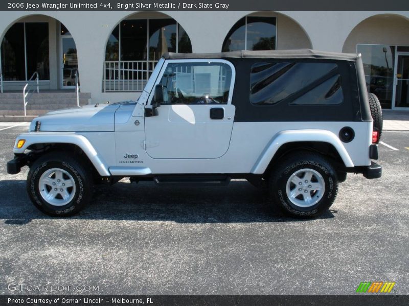 Bright Silver Metallic / Dark Slate Gray 2006 Jeep Wrangler Unlimited 4x4