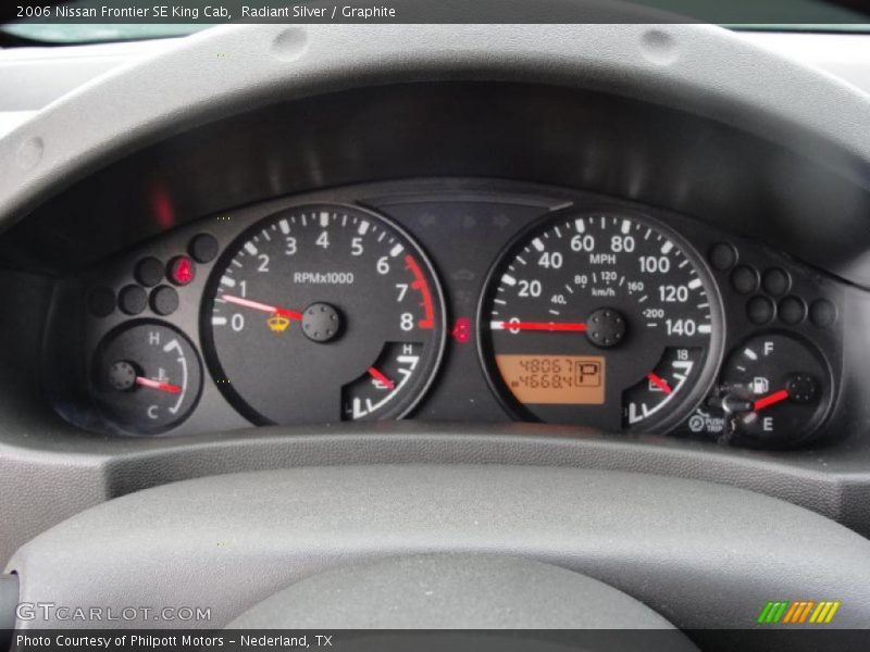  2006 Frontier SE King Cab SE King Cab Gauges
