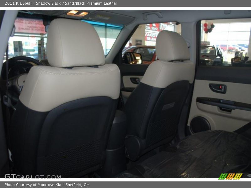 Shadow Black / Sand/Black Premium Leather 2011 Kia Soul !