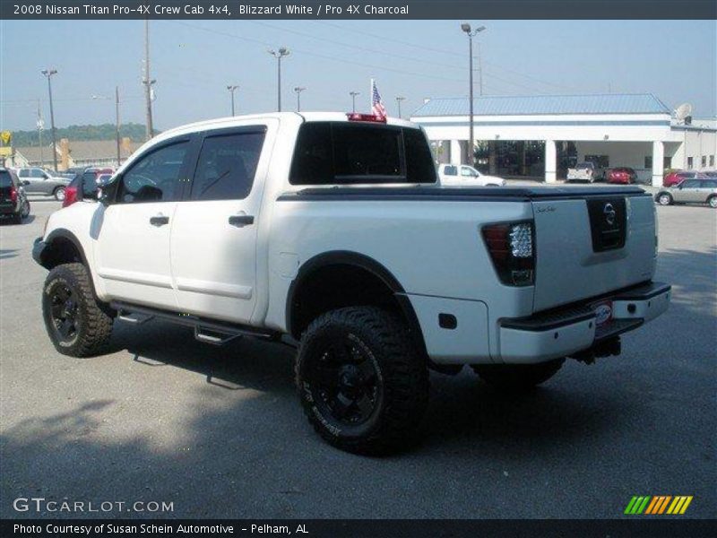Blizzard White / Pro 4X Charcoal 2008 Nissan Titan Pro-4X Crew Cab 4x4