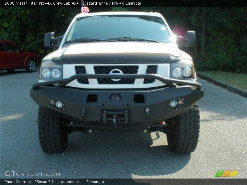 Blizzard White / Pro 4X Charcoal 2008 Nissan Titan Pro-4X Crew Cab 4x4
