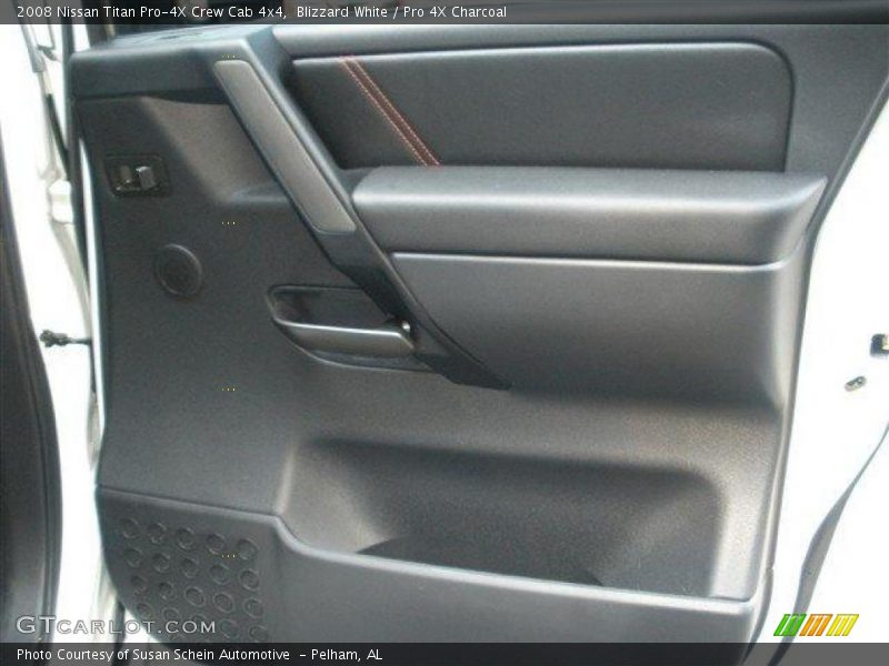 Blizzard White / Pro 4X Charcoal 2008 Nissan Titan Pro-4X Crew Cab 4x4