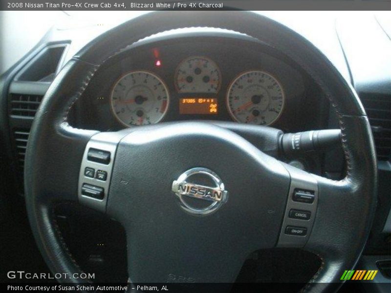 Blizzard White / Pro 4X Charcoal 2008 Nissan Titan Pro-4X Crew Cab 4x4