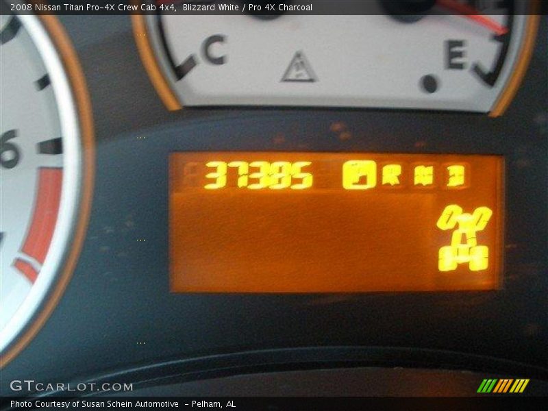 Blizzard White / Pro 4X Charcoal 2008 Nissan Titan Pro-4X Crew Cab 4x4