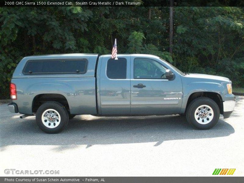 Stealth Gray Metallic / Dark Titanium 2008 GMC Sierra 1500 Extended Cab