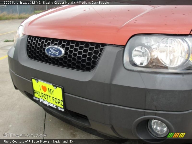 Blazing Copper Metallic / Medium/Dark Pebble 2006 Ford Escape XLT V6